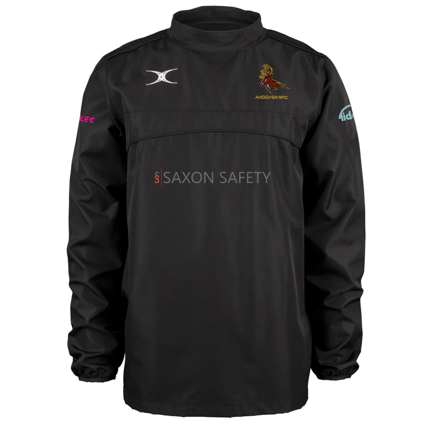 Andover RFC Senior's Black Photon Mens Warm Up Jacket