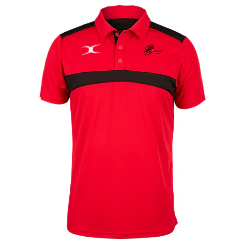 Ayrshire Clan RFC Junior's Red / Black Photon Mens Polo