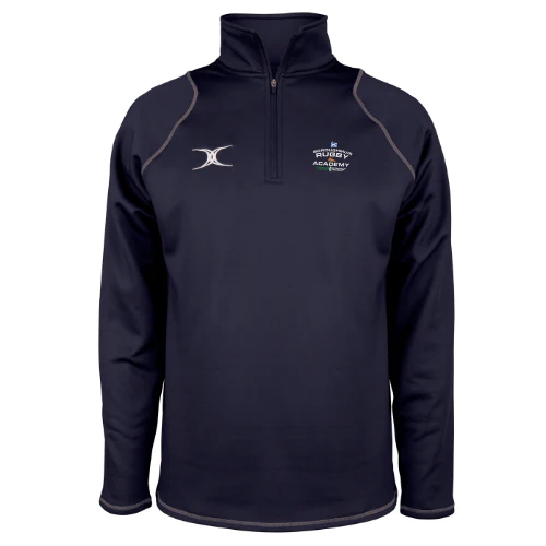 Boroughmuir RFC Child's Dark Navy Quest Mens 1/4 Zip Fleece