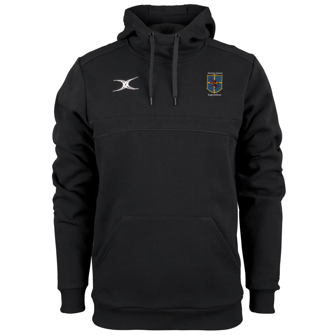 Durham County Rugby Referee Senior's Black Photon Mens Hoodie
