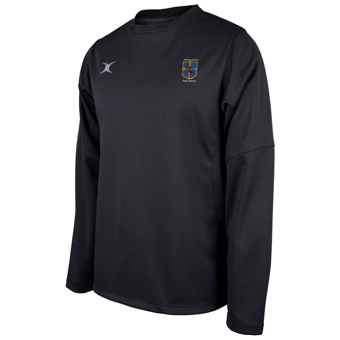 Durham County Rugby Referee Senior's Black Pro Warm Up Top