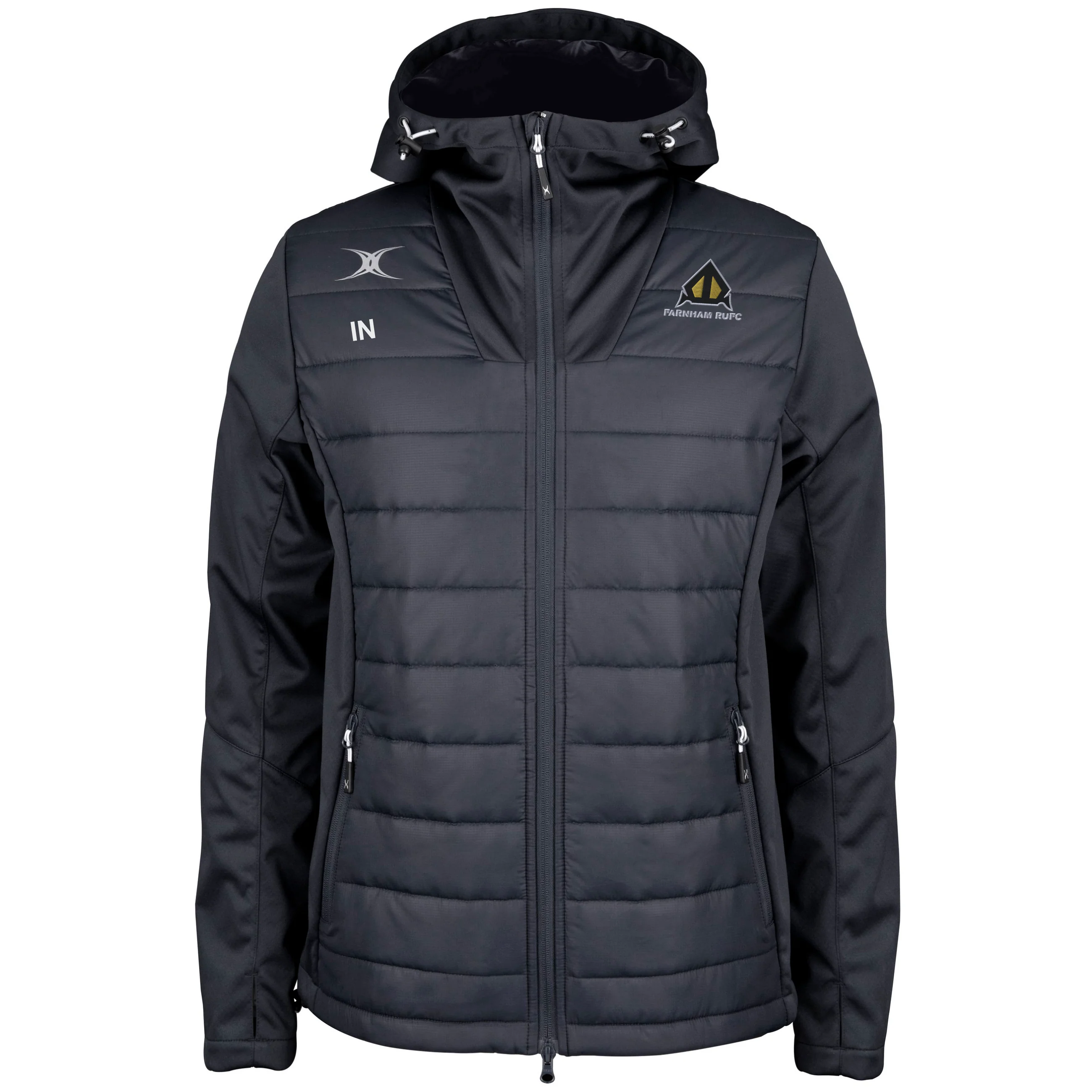 Farnham RUFC Senior's Black Pro Active Full Zip Jacket - Safeguarding