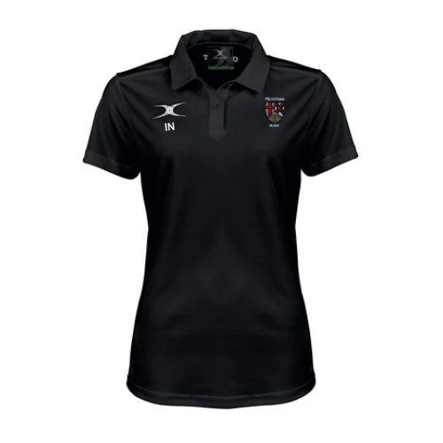 Felixstowe RFC Women's Black Photon II S/S Polo Shirt - Image 2