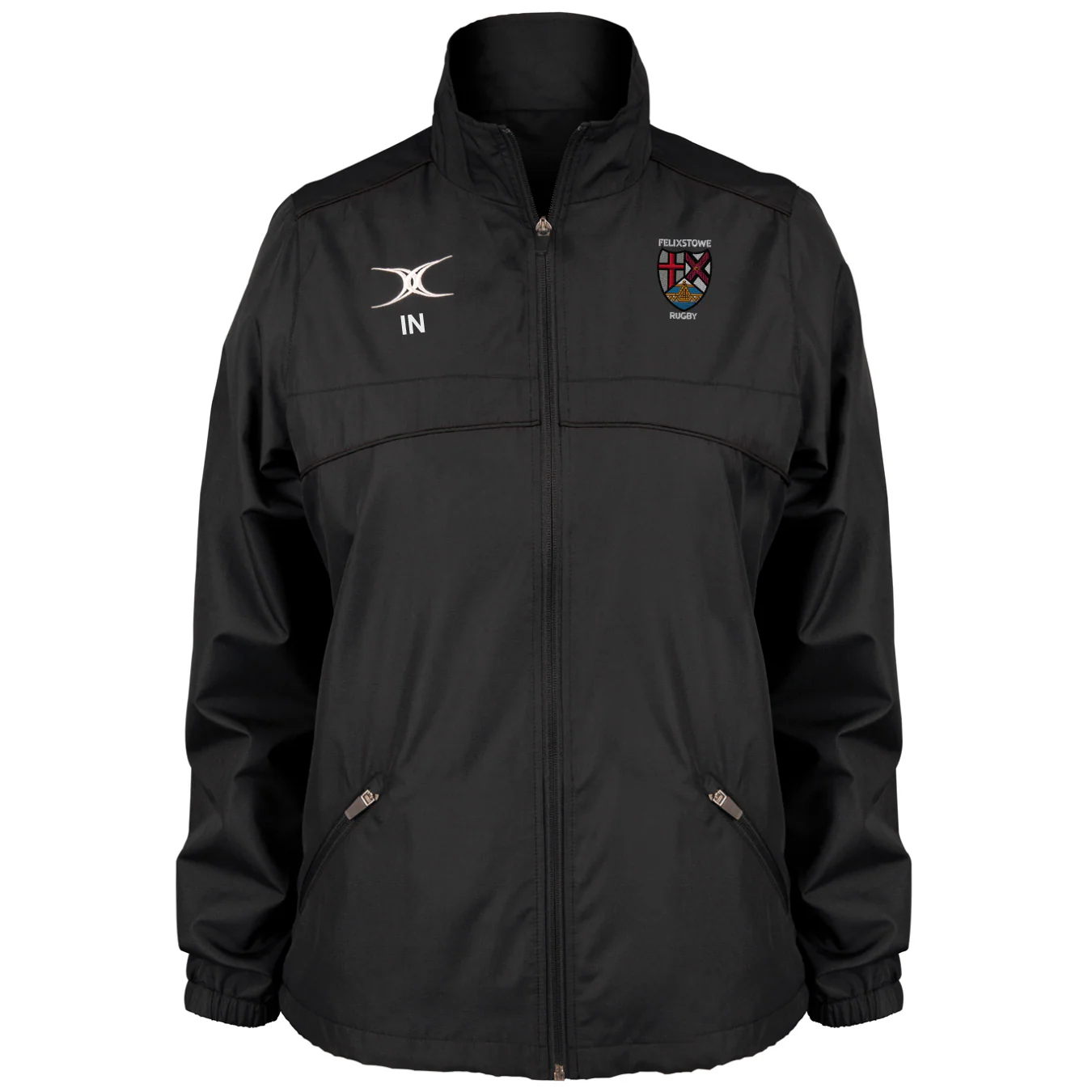 Felixstowe RFC Women's Black Photon Ladies Full Zip Jacket