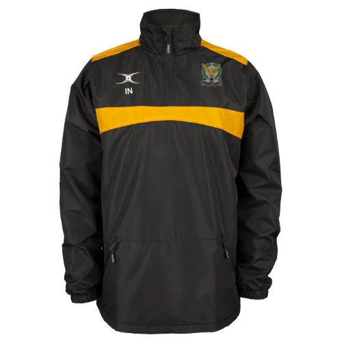 LLandaff North RFC Adult's Black / Gold Photon Mens 1-4 Zip Jacket