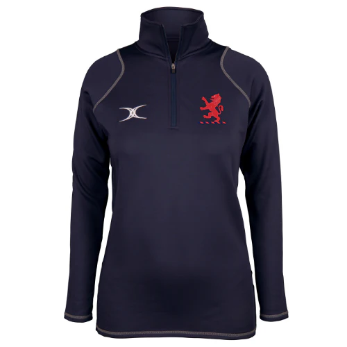 London Scottish F.C. Women's Dark Navy Quest 1/4 Zip Fleece