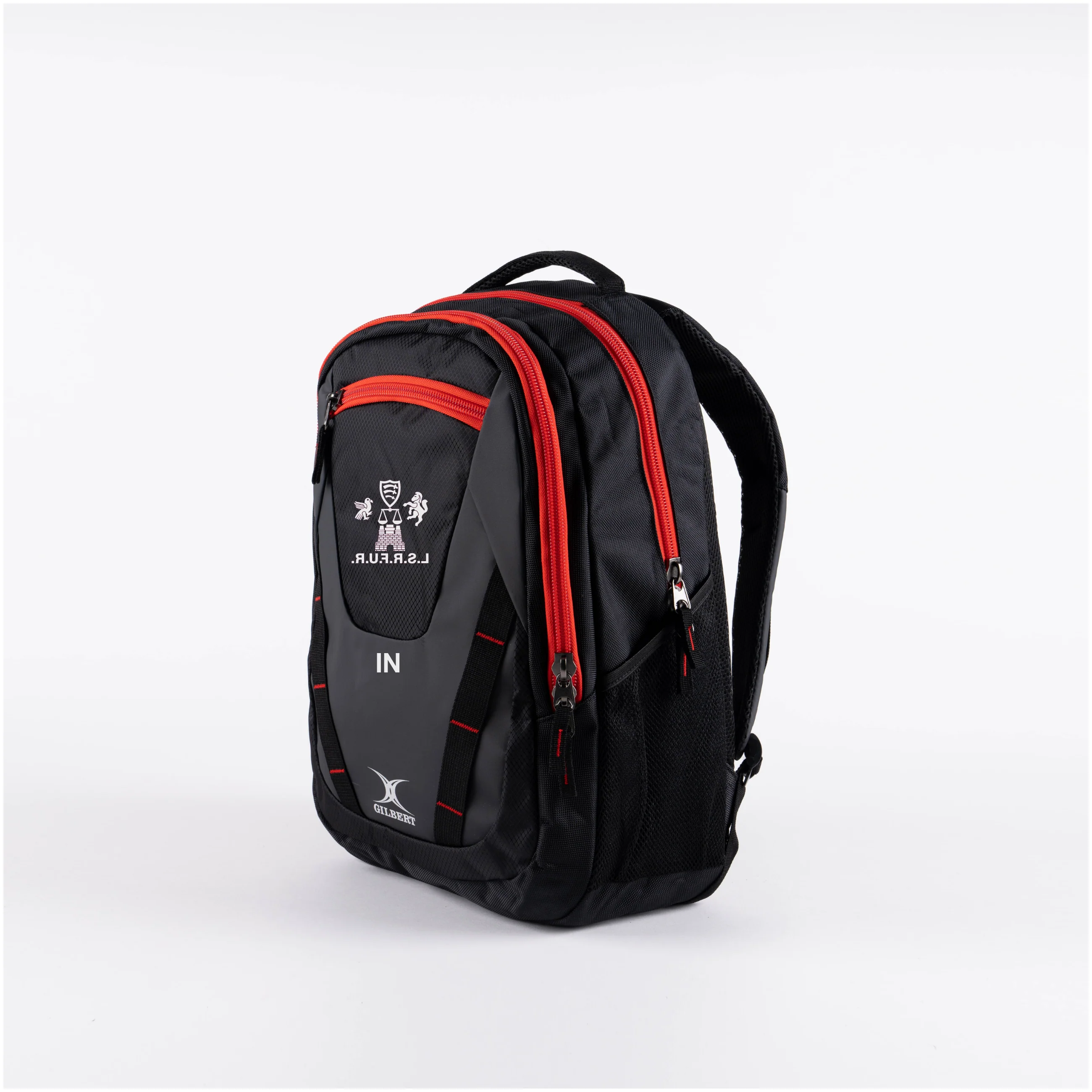 London Society Rugby Union Referees Adult's Black / Red Club V4 Rucksack-Senior