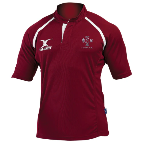 London Society Rugby Union Referees Senior's Maroon Xact II Monochrome Shirt