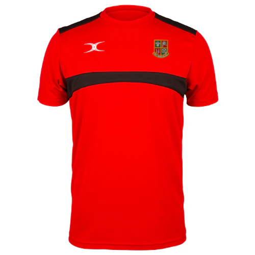 New Tredegar RFC Junior's Red / Black Photon Mens Tee