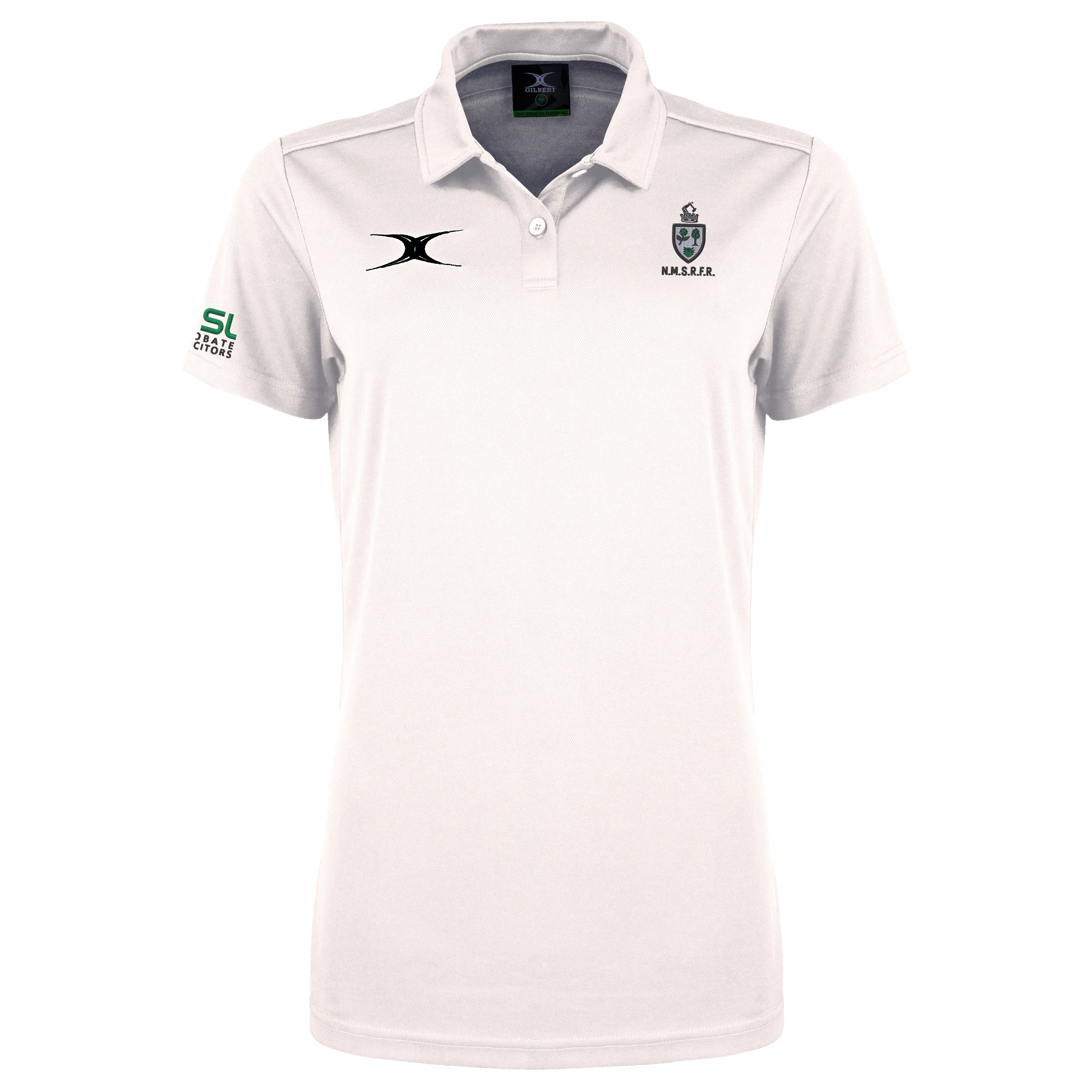 North Midlands Rugby Referees Women's White Photon II S/S Polo Shirt - Image 2