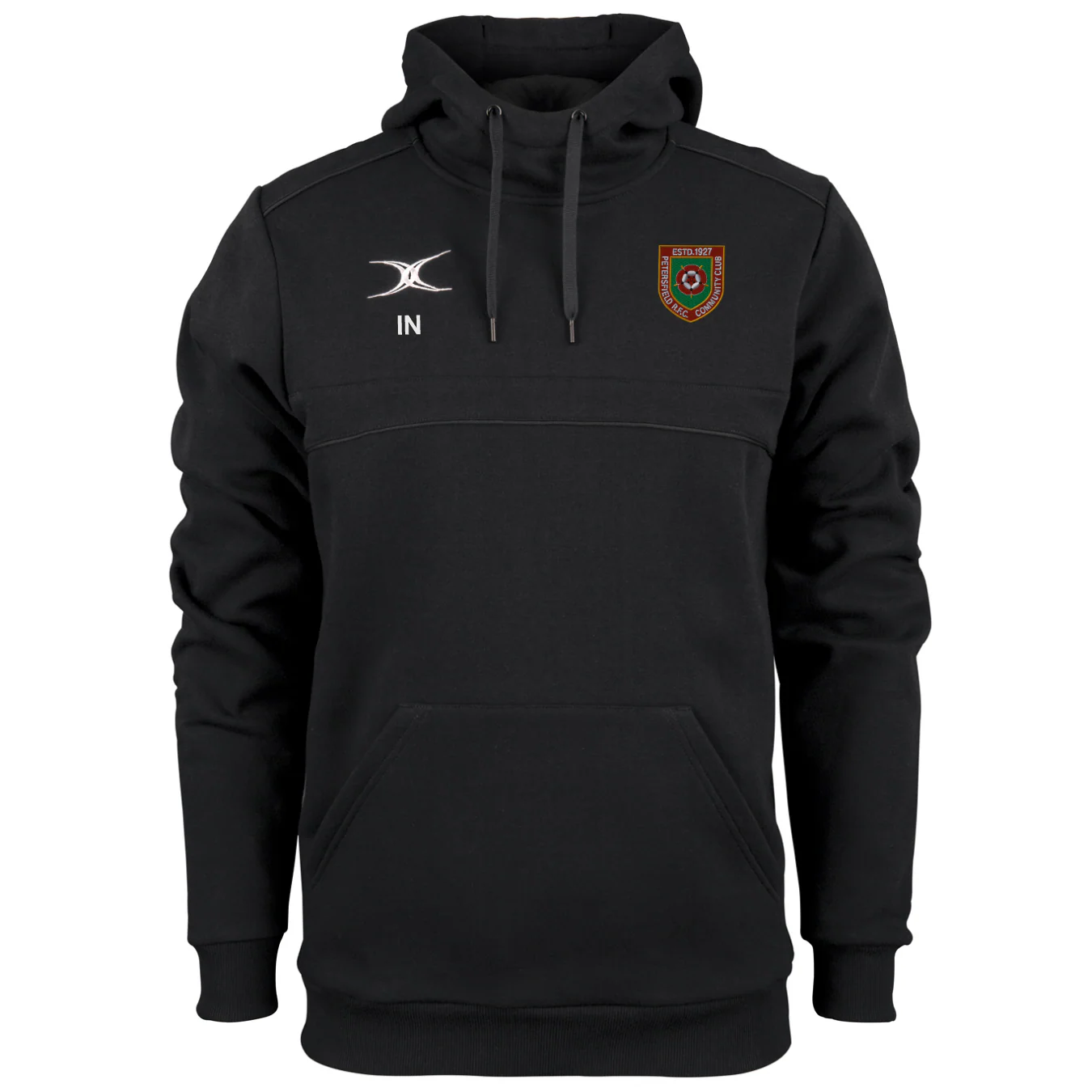 Petersfield RFC Junior's Black Photon Hoodie Black Child