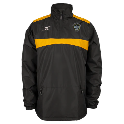 Rydal Penrhos RFC Senior's Black / Gold Photon Mens 1-4 Zip Jacket