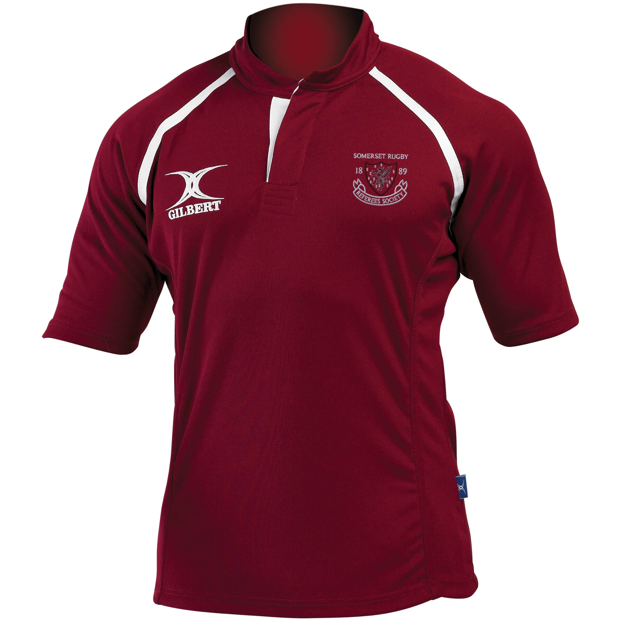 Somerset Rugby Referees Society Senior's Maroon Xact II Monochrome Shirt