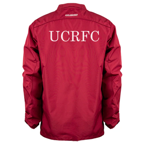 University College Rugby Senior's Maroon Photon Mens Warm Up Jacket - Image 2