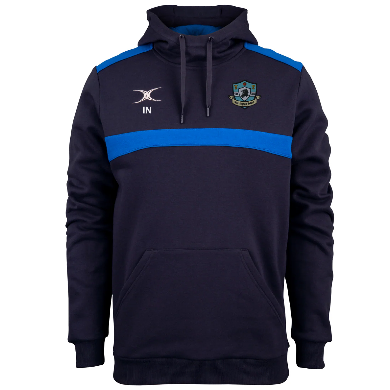 Warrington Select RFC Junior's Dark Navy / Royal Photon Hoodie Dark Navy/Royal Child