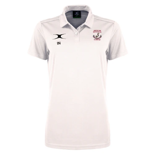 Whitley Bay Rockcliff RFC Ladies White Photon II S/S Polo Shirt