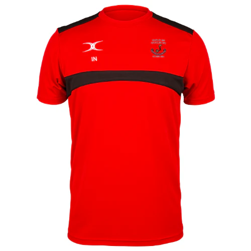 Whitley Bay Rockcliff RFC Seniors Red / Black Photon Tee